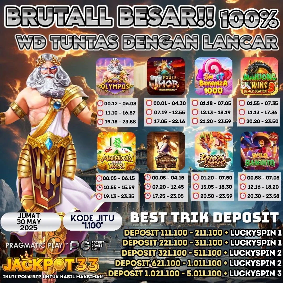 🚀🚀 SPECIAL JUMAT CUAN NIH UPDATE RTP DARI PUSAT PROVIDER CUAN AKHIR BULAN!!